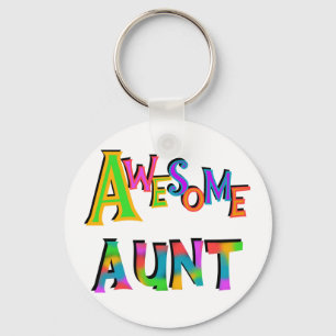 Porte-clés Tante impressionnante T-shirts et cadeaux