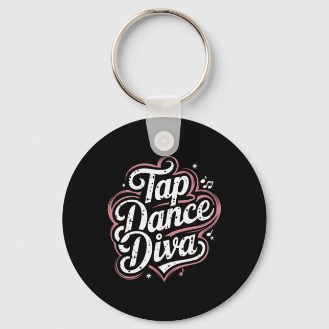 Porte-clés Tap Dance Diva (Recto)