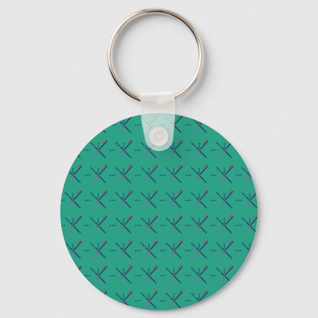 Porte-clés Tapis de l'aéroport motif Portland (Recto)