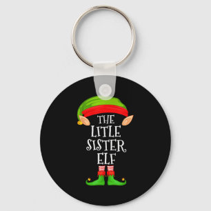 Porte-clés Tapis de Noël de la famille des lutins pour petite