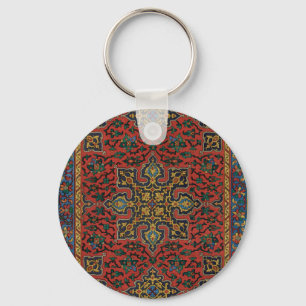 Porte-clés Tapis Perse Tapis Rouge Bleu classique
