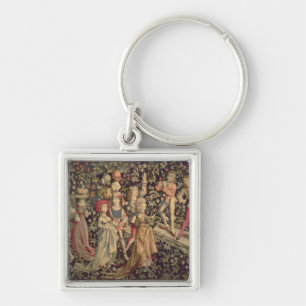 Porte-clés Tapisserie dépeignant des danseurs et des