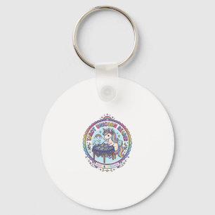 Porte-clés Tarot Licorne Lecteur de Licorne T-shirt drôle Gra