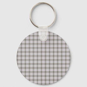 Porte-clés Tartan gris mode