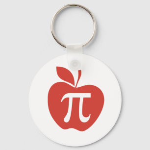 Porte-clés Tarte à pomme rouge