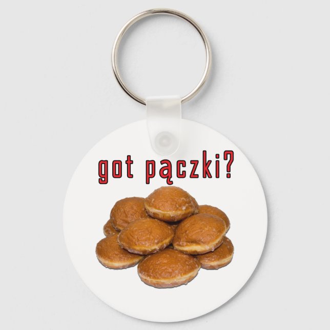 Porte-clés t'as paczki ? Dessert polonais (Recto)