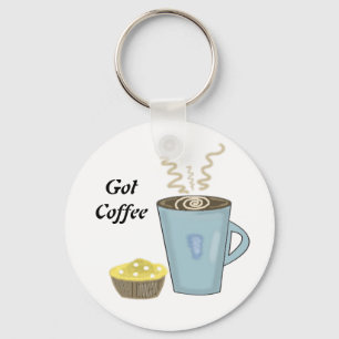 Porte-clés Tasse à Café et Muffin