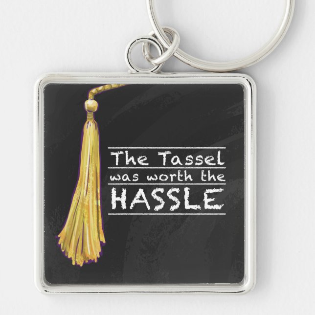 Porte-clés Tassel Hassle Silver (Devant)