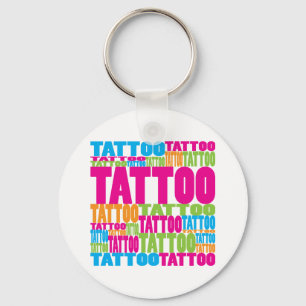 Porte-clés Tatouage coloré
