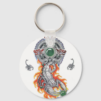 Porte-clés tatouage de scorpion céleste animal