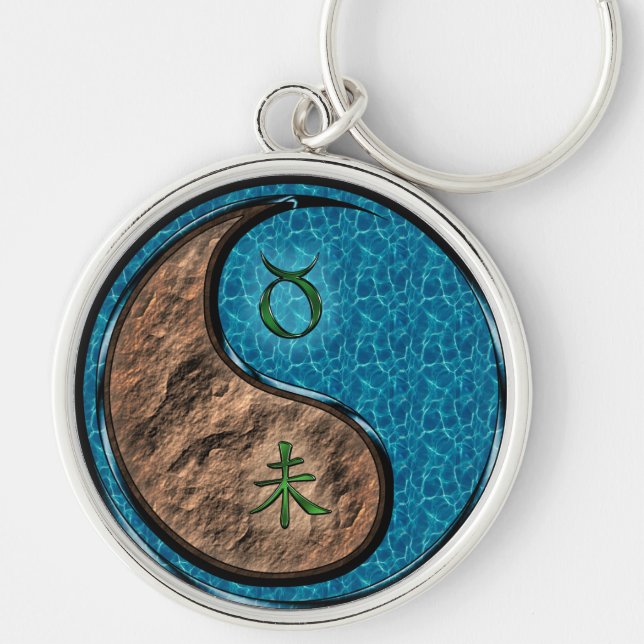Porte-clés Taurus et chèvre d'eau (Devant)