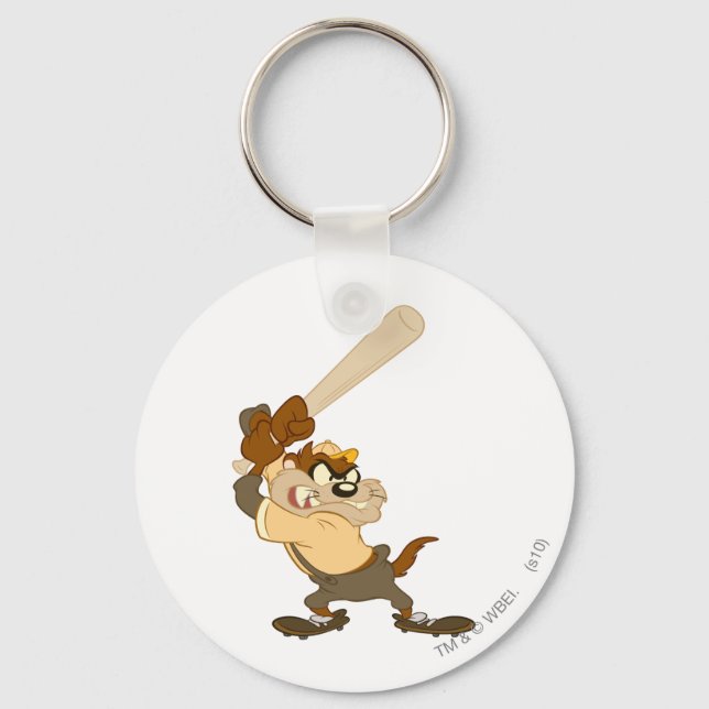 Porte-clés TAZ™ Le Slugger Home-Run (Recto)