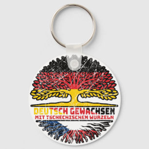 Porte-clés Tchéquie Tchèque Allemand Deutschland Baum