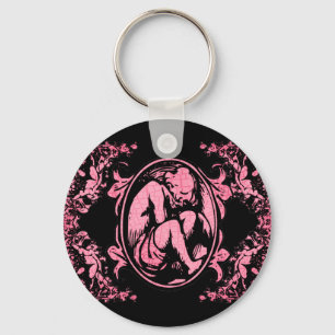Porte-clés Tcherub pleurs en rose
