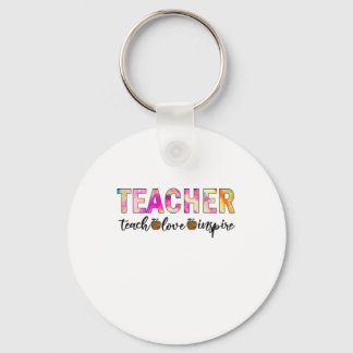 Porte-clés Teacher Art Teach Love Inspire