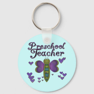 Porte-clés Teacher de papillon Tshirts et cadeaux