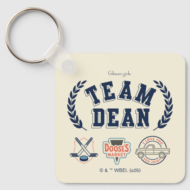Porte-clés Team Dean Gilmore Girls Design (Recto)