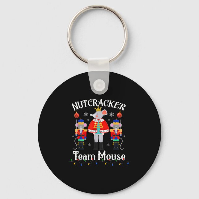 Porte-clés Team Mouse Nutcracker Christmas Dance Funny Soldie (Recto)