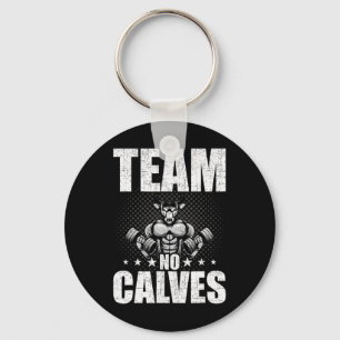 Porte-clés Team No Calves Bodybuilding Exercice d'haltérophil