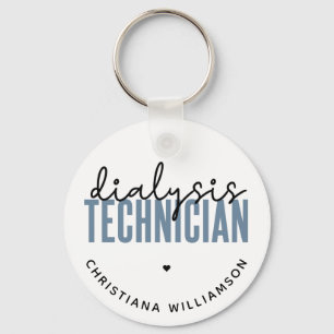Porte-clés Technicien de dialyse personnalisé   Cadeaux techn