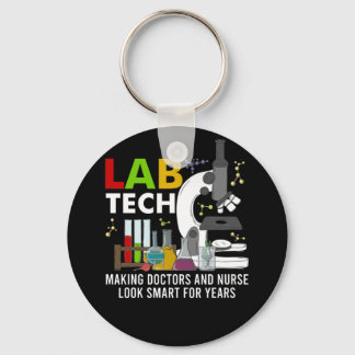 Porte-clés Technicien de laboratoire en technologie de labora