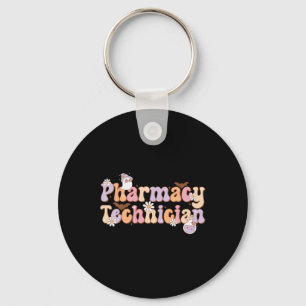 Porte-clés Technicien en pharmacie rétro Halloween Éffrayant