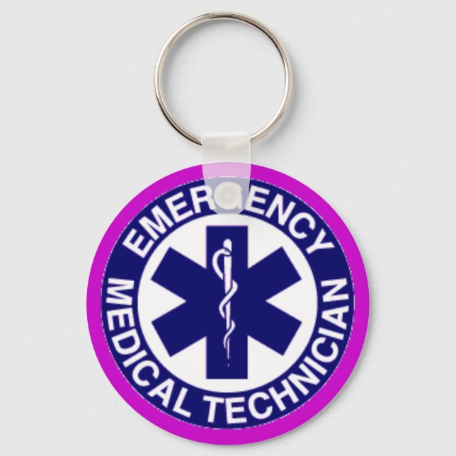 Porte-clés Technicien Médicale en urgence EMT (Recto)