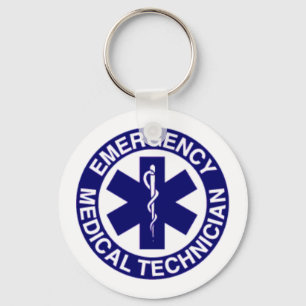 PORTE-CLÉS TECHNICIENS MÉDICALES D'URGENCE EMT