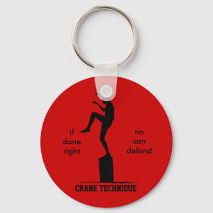 Porte-clés Technique de grue - Karate Kid qu'aucune boîte ne