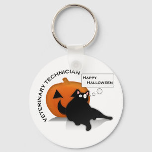 Porte-clés Technologie heureuse de vétérinaire de Halloween !