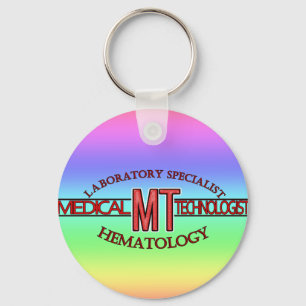 PORTE-CLÉS TECHNOLOGIE MÉDICALE DE L'HÉMATOLOGIE LAB MT