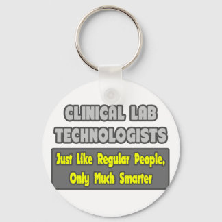 Porte-clés Technologues du laboratoire clinique .. Plus intel