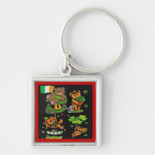 Porte-clés Teddy Bear St. Patrick's Day Collection
