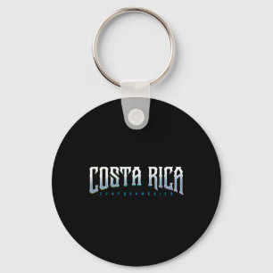 Porte-clés Tee Costa Rica - Éco-Voyage Plage Designer Surf