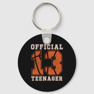 Porte-clés Teenager officiel 13e anniversaire Boy Party Byske