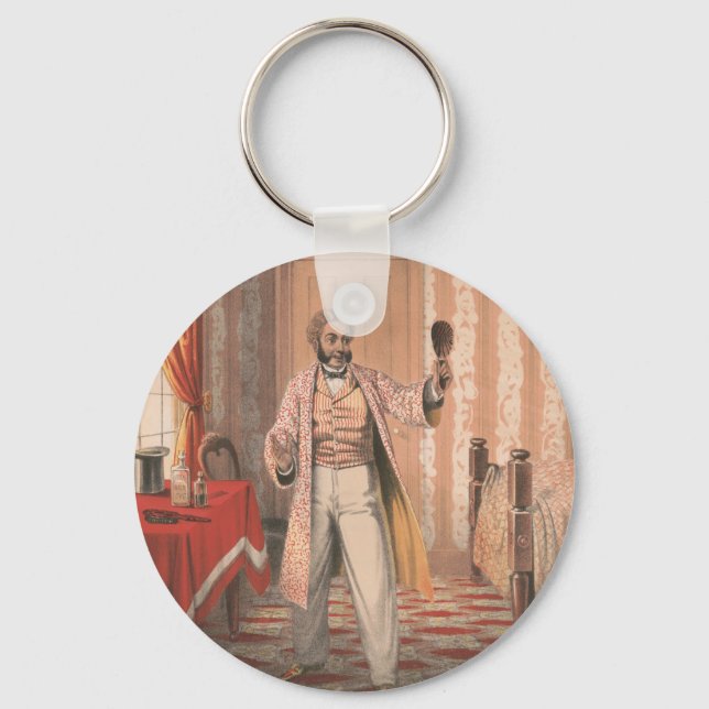 Porte-clés Teinture à cheveux Uphams, vers 1864 (Recto)