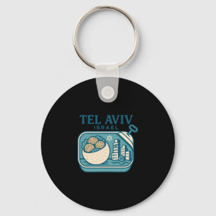 Porte-clés Tel Aviv Israël Souvenir Nourriture Israélienne Et