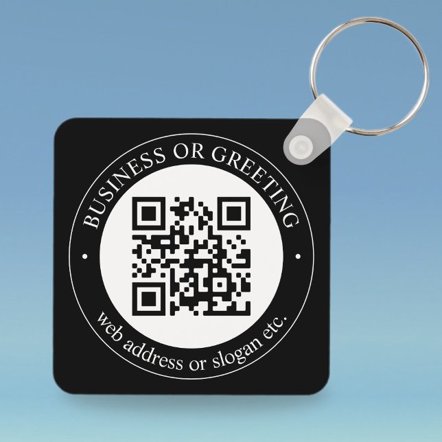 Porte-clés Téléchargez votre propre code QR et votre clé de t (Créateur téléchargé)