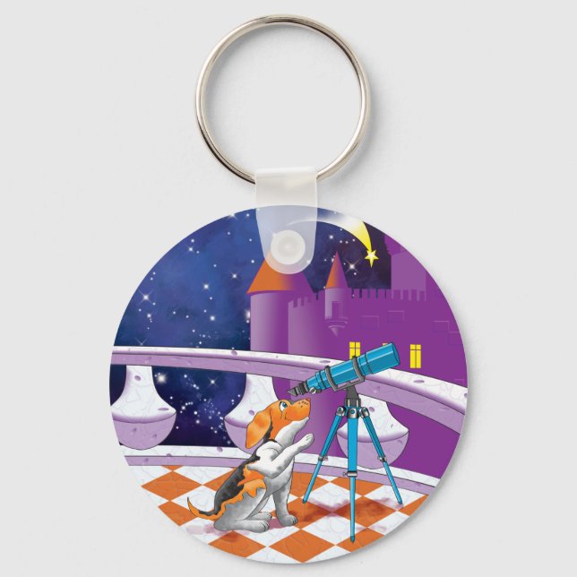 Porte-clés télescope pour chiens (Recto)