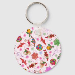 Porte-clés Tendance Chic coloré Ornament de Noël