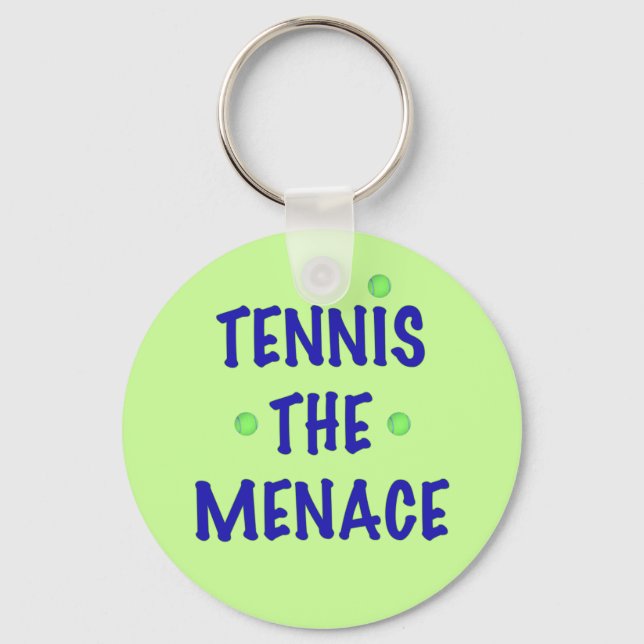 Porte-clés Tennis la Menace (Recto)