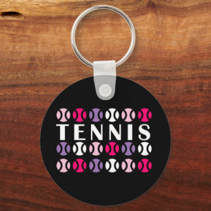 Porte-clés Tennis rose et 💜 violet 🎾