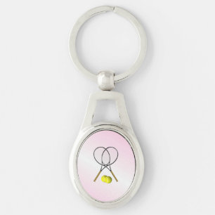 Porte-clés Tennis Sports Rose