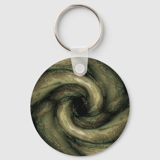 Porte-clés tentacules de monstre vert (Recto)