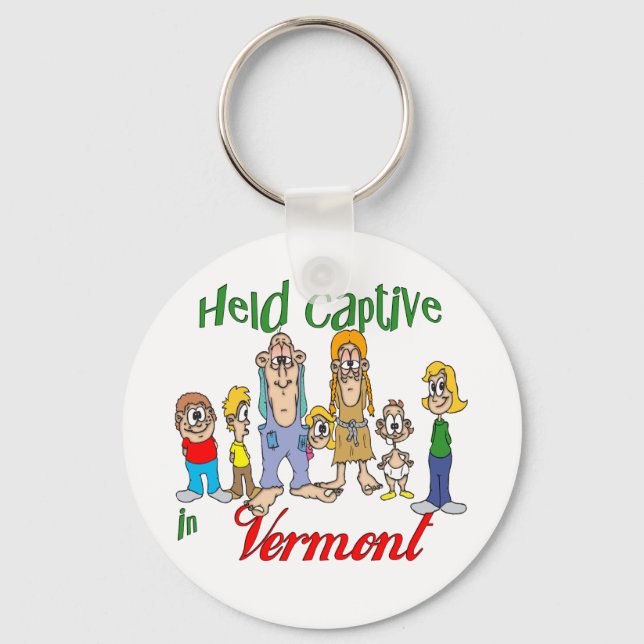 Porte-clés Tenu captif dans le Vermont (Recto)