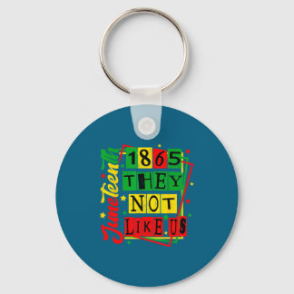 Porte-clés Tenue Juneteenth 1865 fierté noire histoire blm 