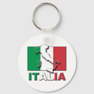 Porte-clés Terre de drapeau de l'Italie