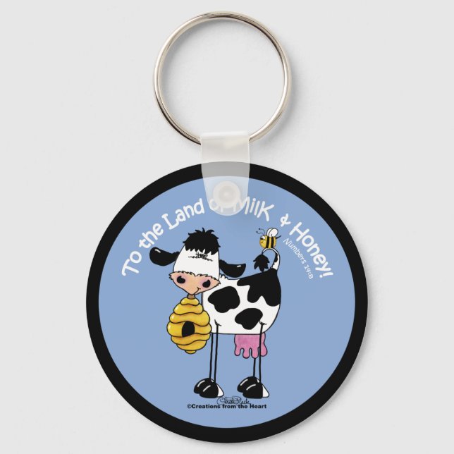 Porte-clés Terre de lait et de miel (Recto)