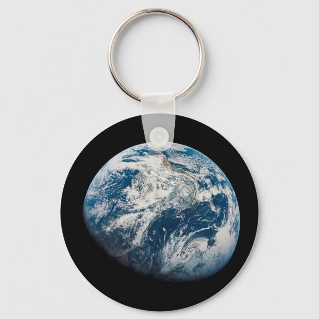 Porte-clés Terre Tirée De L'Aollo 8 Spacecraft. (Recto)