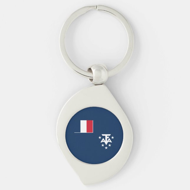 Porte-clés Terres australes françaises de l'Antarctique (Devant)